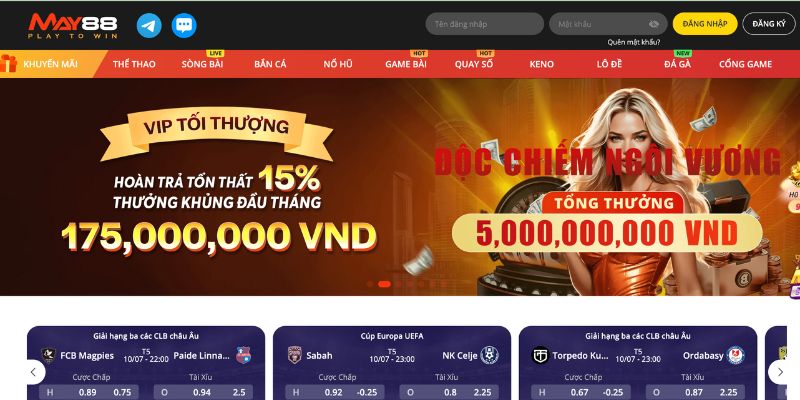 Điểm khác biệt giữa nhà cái May88 trên thị trường cá cược